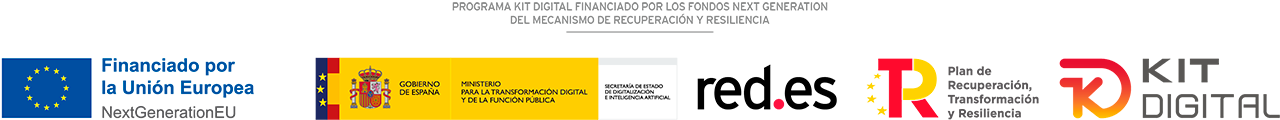 Web desarrollada a través del Programa Kit Digital financiado por los Fondos Next Generation del mecanismo de recuperación y Resiliencia
